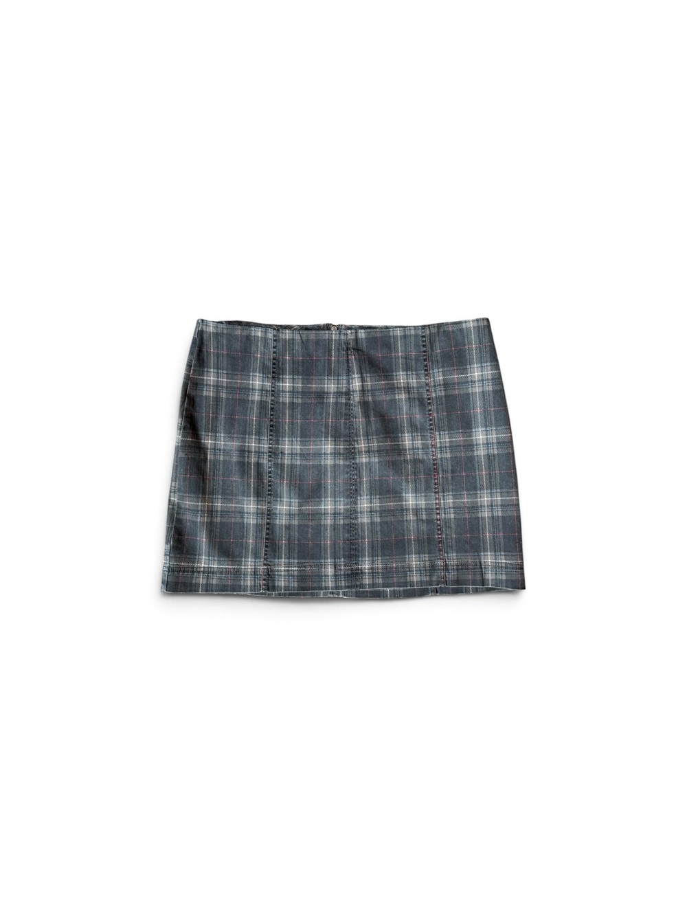 Tinseltown Gray Plaid Mini Skirt – Size 15